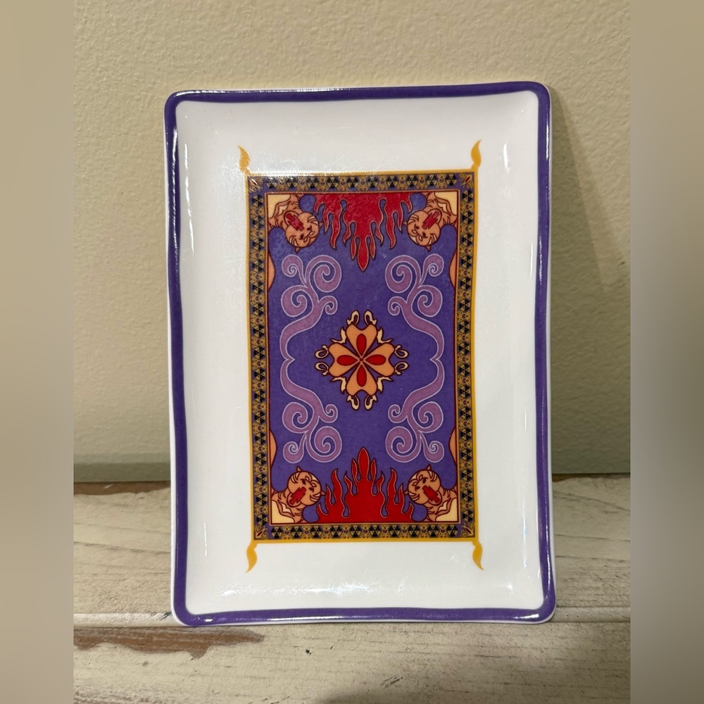 Disney Aladdin Magic Carpet Ceramic Trinket Tray